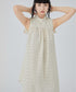 Dot Jacquard Asymmetric Dress